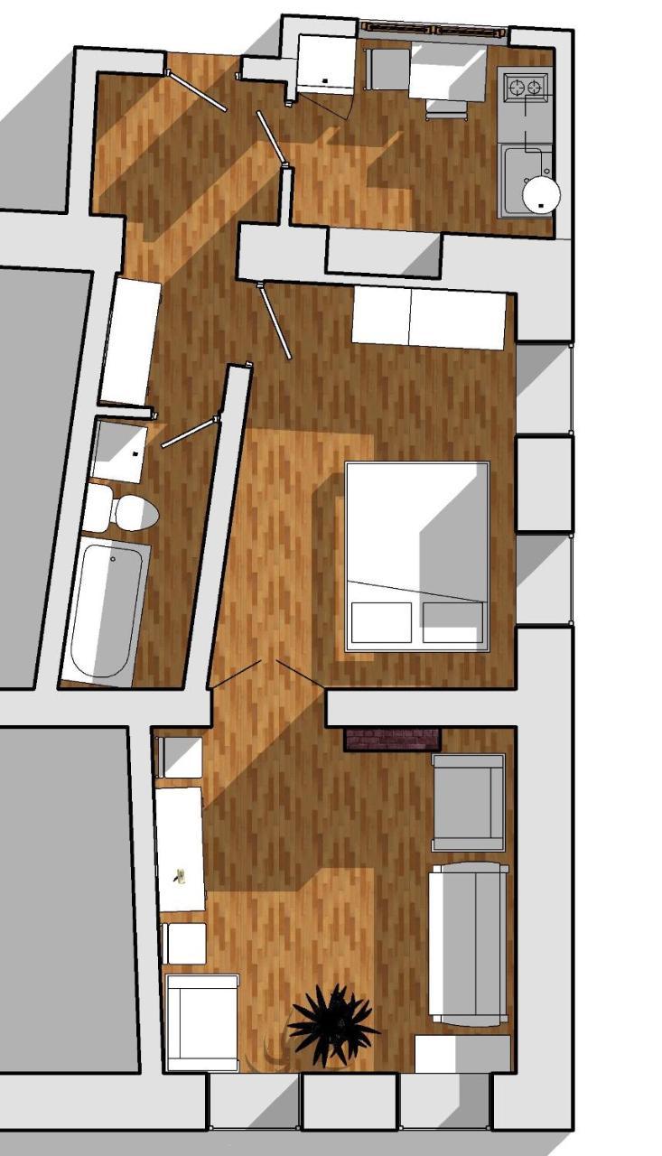 Authentic Apartment In The Centre Кишинёв Экстерьер фото